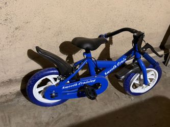 Blue kids Bike
