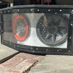 Two 12” subwoofers