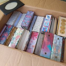 90s Style Two-Ring Photo Album Mixed 21 Pc Lot