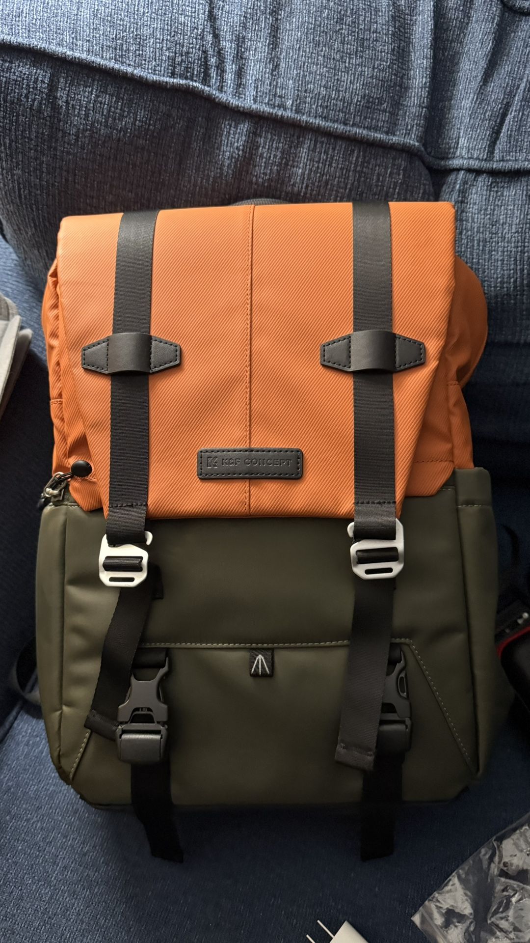 Camera backpack (mint)