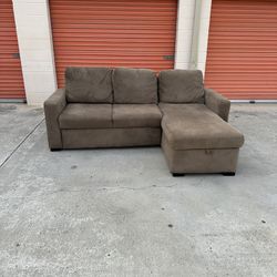 Couch Sectional with Storage and Bed