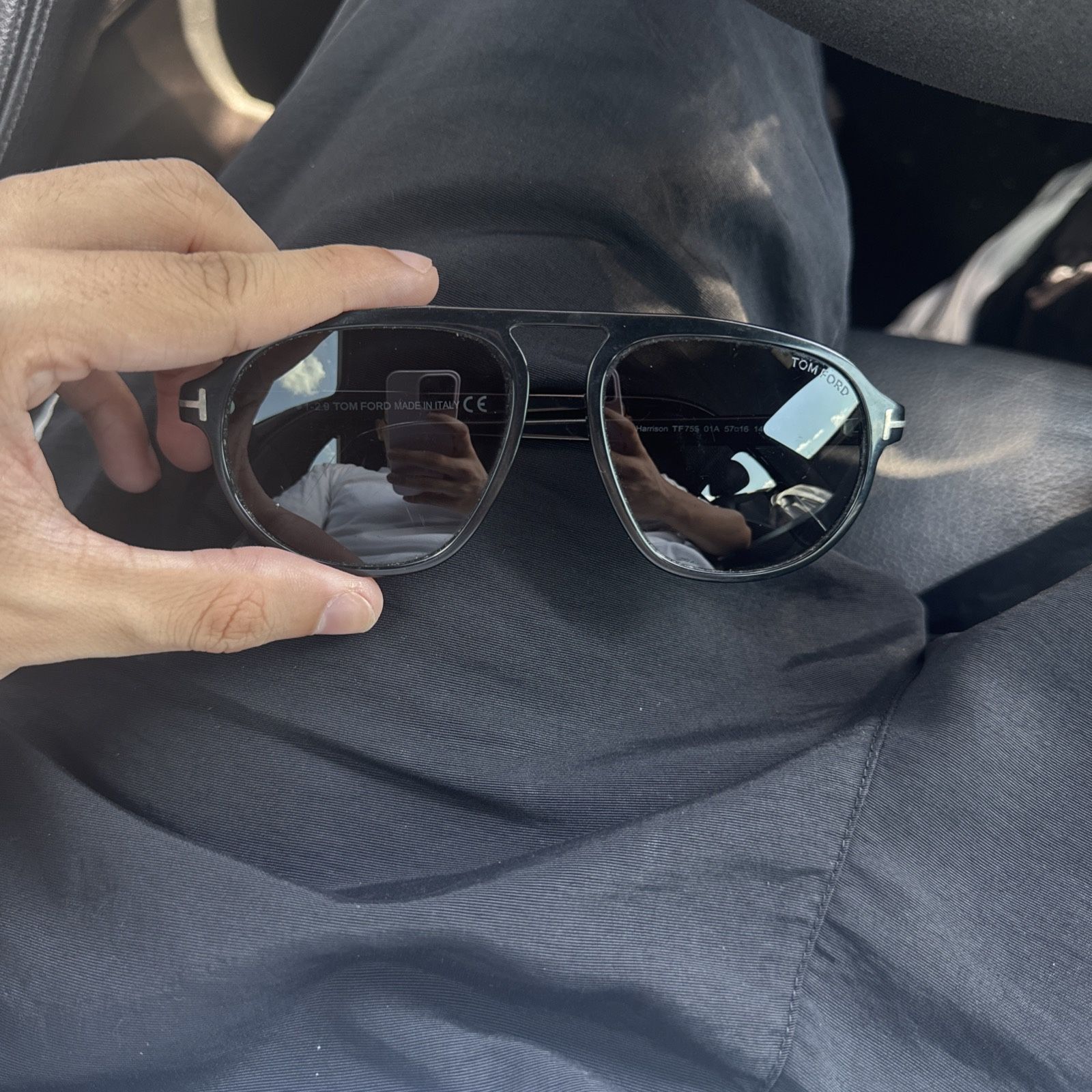 TOM FORD HARRISON TF755 01A Shiny Black