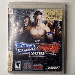 Smackdown Vs Raw 2010 PlayStation 3