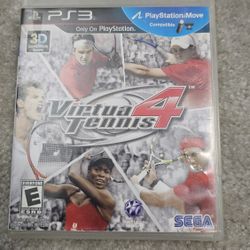 Virtua Tennis 4 PlayStation 3 Game CIB