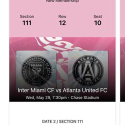 Inter Miami Tickets May 29th Vs Atlanta United 
