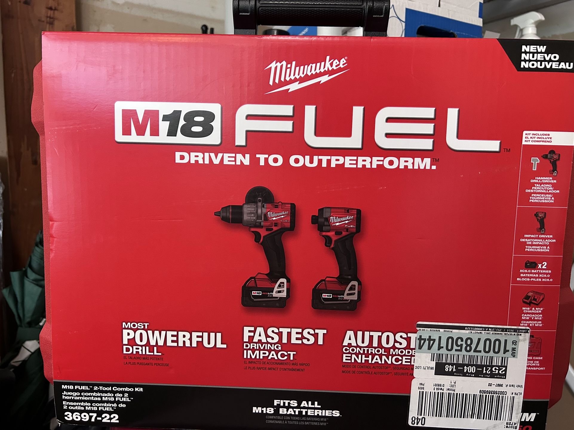 New Milwaukee Cordless Drill and Impact Driver Combo Kit