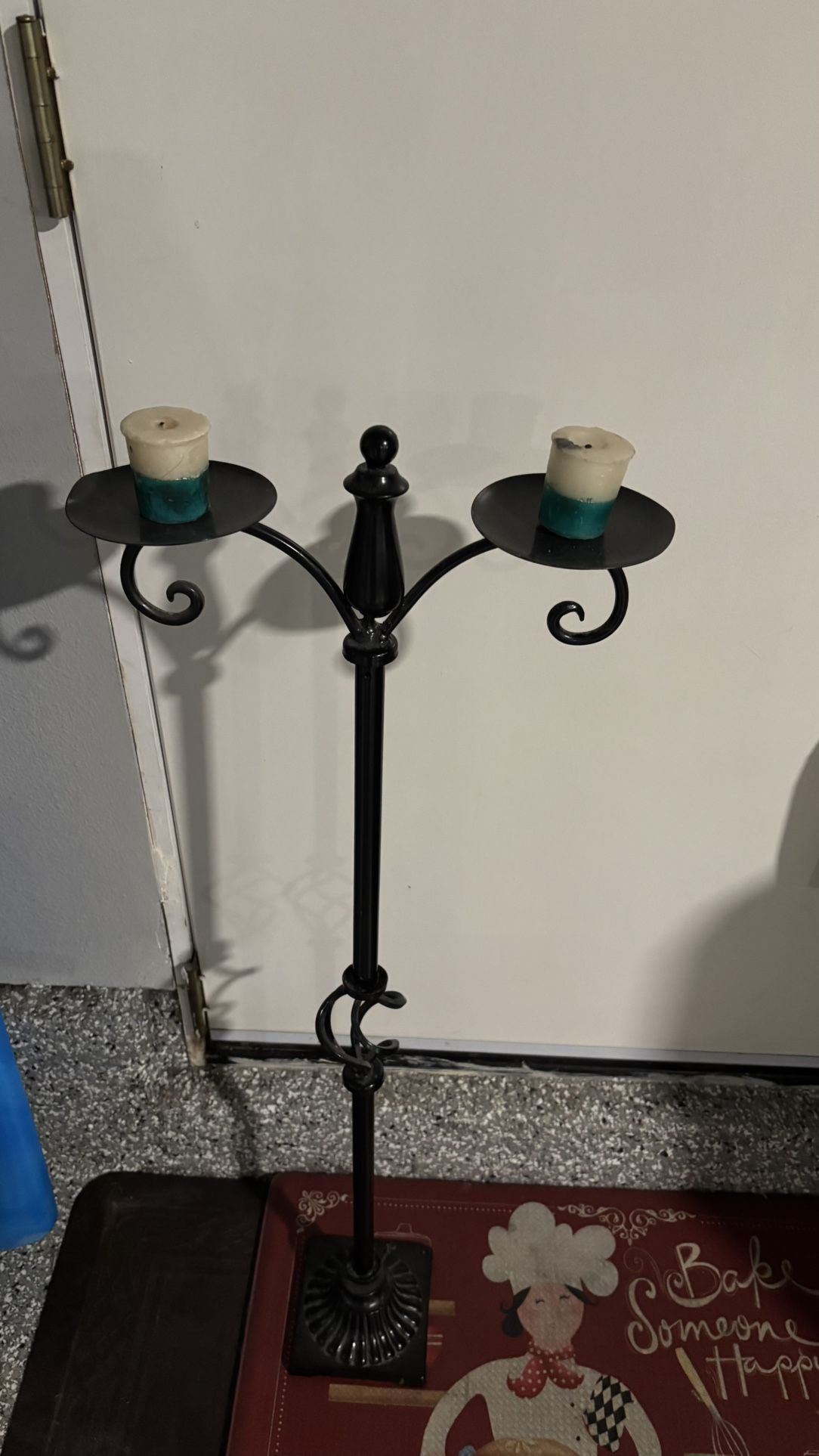 Iron Candle Holder