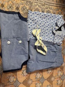 Nautica 4 pc dress set for boys size 7