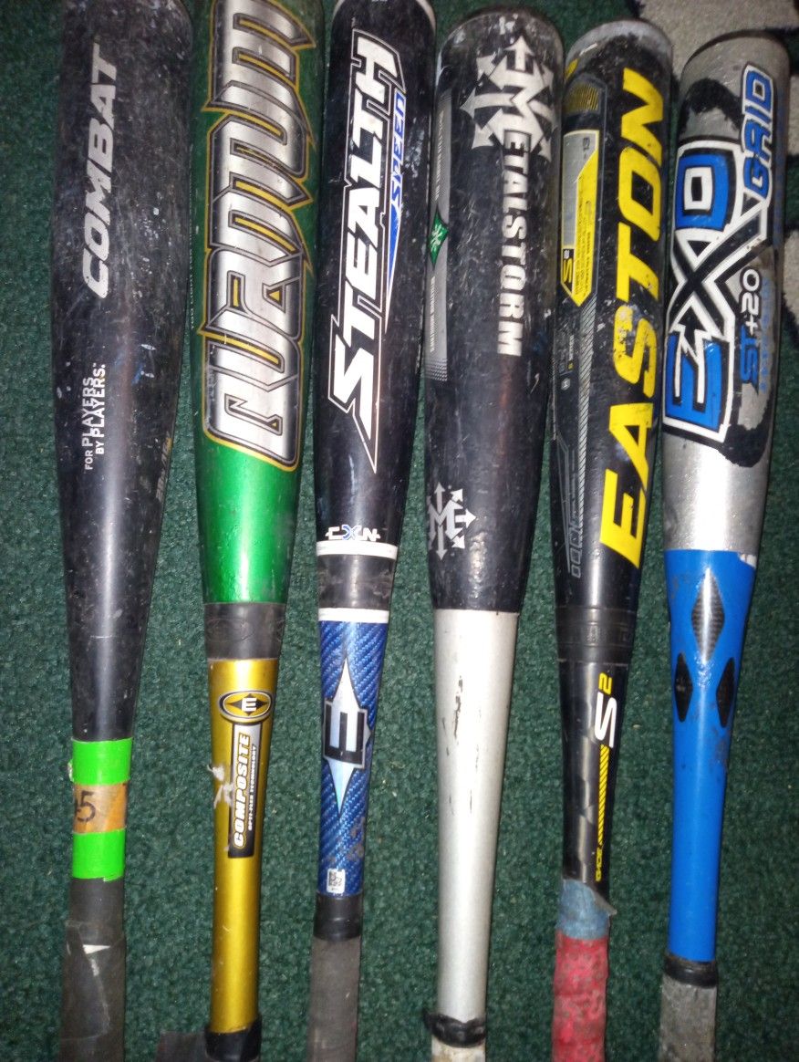 BASEBALL BAT 33 DOWN TO 28 TRAVEL BALL HIGH SCHOOL ! only $60 Each