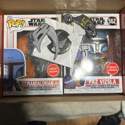 Game Stop Exclusive Mandalorian Funko Pops 