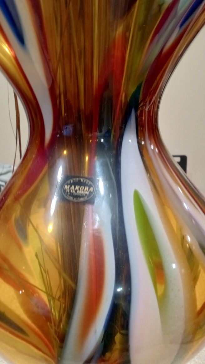 Polish Made Glass Vase