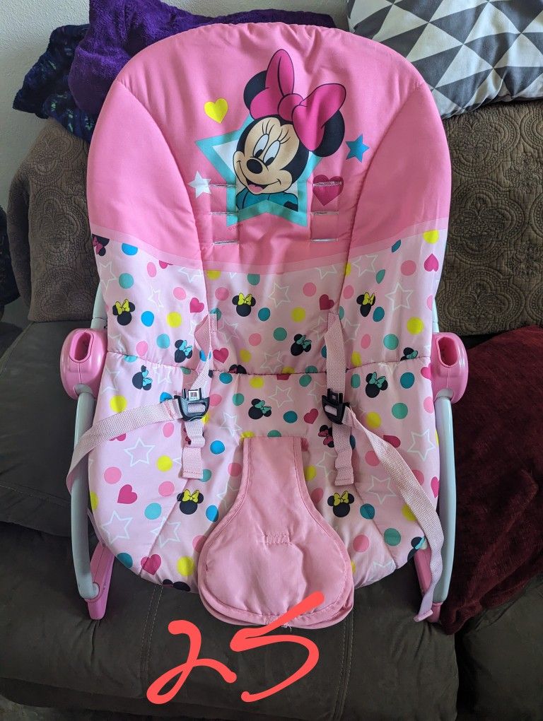Bright Stars Minnie Mouse Rocker