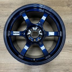 Gram Lights 57DR 17x9 +38 5x100 Eternal Blue Pearl (Brand New Set of 4)