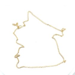 10kt Gold Thin Curb Link Chain 