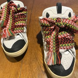 lanvin curb sneakers 