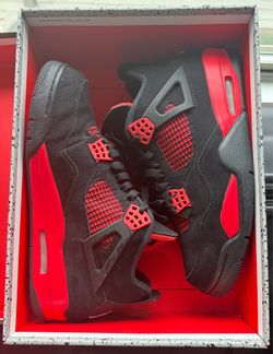 Air Jordan retro 4  red thunder size 11
