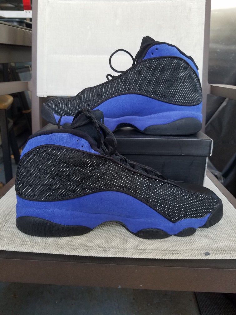Jordan 13 retro Black Hyper Royal size 12