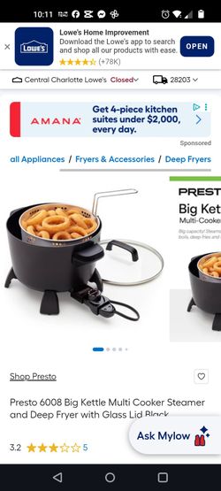 Presto big kettle multi cooker