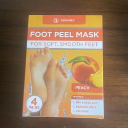 Foot Mask, Peach scented 
