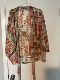 Versona Floral Patterned Kimono
