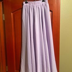 Womens Chiffon Retro Long Maxi Skirt Beach Ankle Length Skirt SMALL