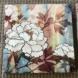 Beautiful flower canvases