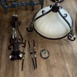 LARGE Light Fixture, For Cathedral Type Ceilings!