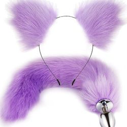 Purple Ears And Tail