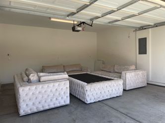 Luxury Custom Couches and Ottoman living room furniture Set or sectional; OBO - Make Offer