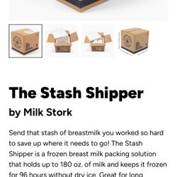 Milk Stork 180oz BreastMilk Stash Shipper