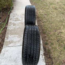 Aros con gomas de uso como nuevos 17