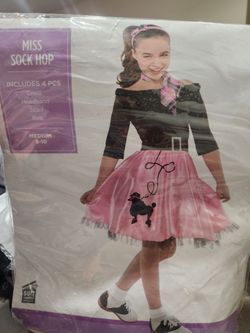 Girls Miss sock hop Costume
