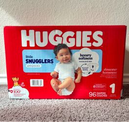 Huggies Diapers Size 1, 96 count $22