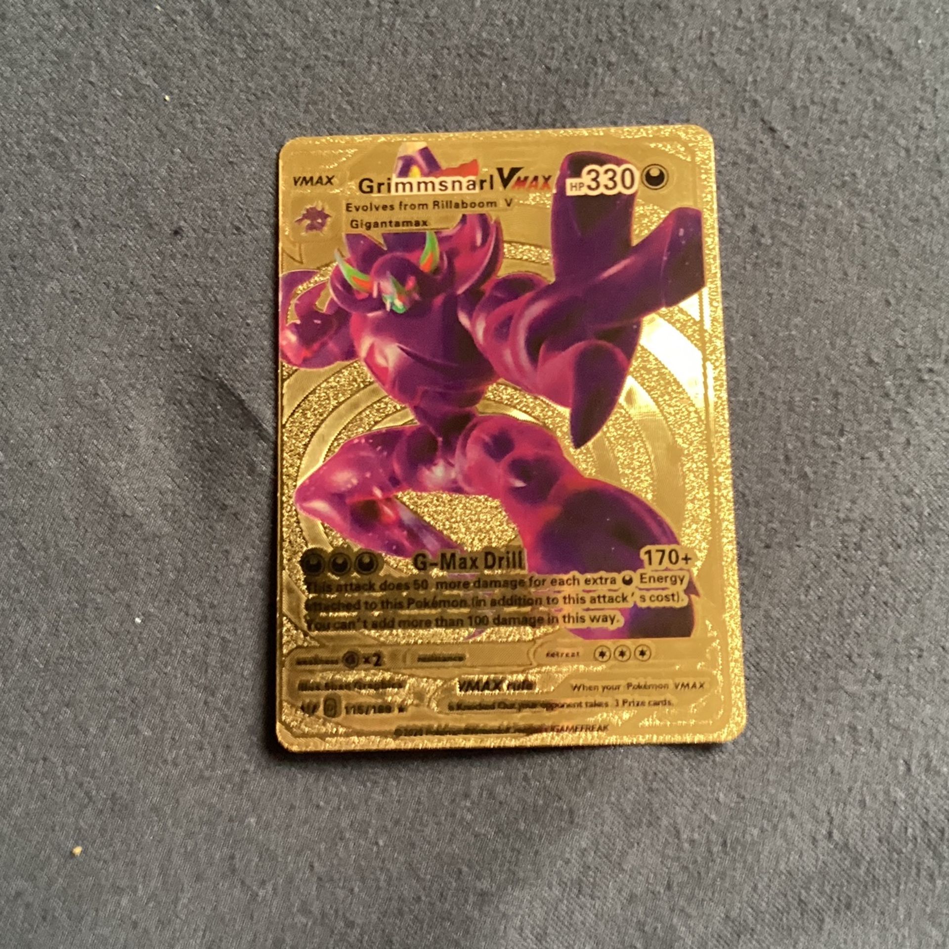 Pokémon Card Grimmsnarl (Vmax)