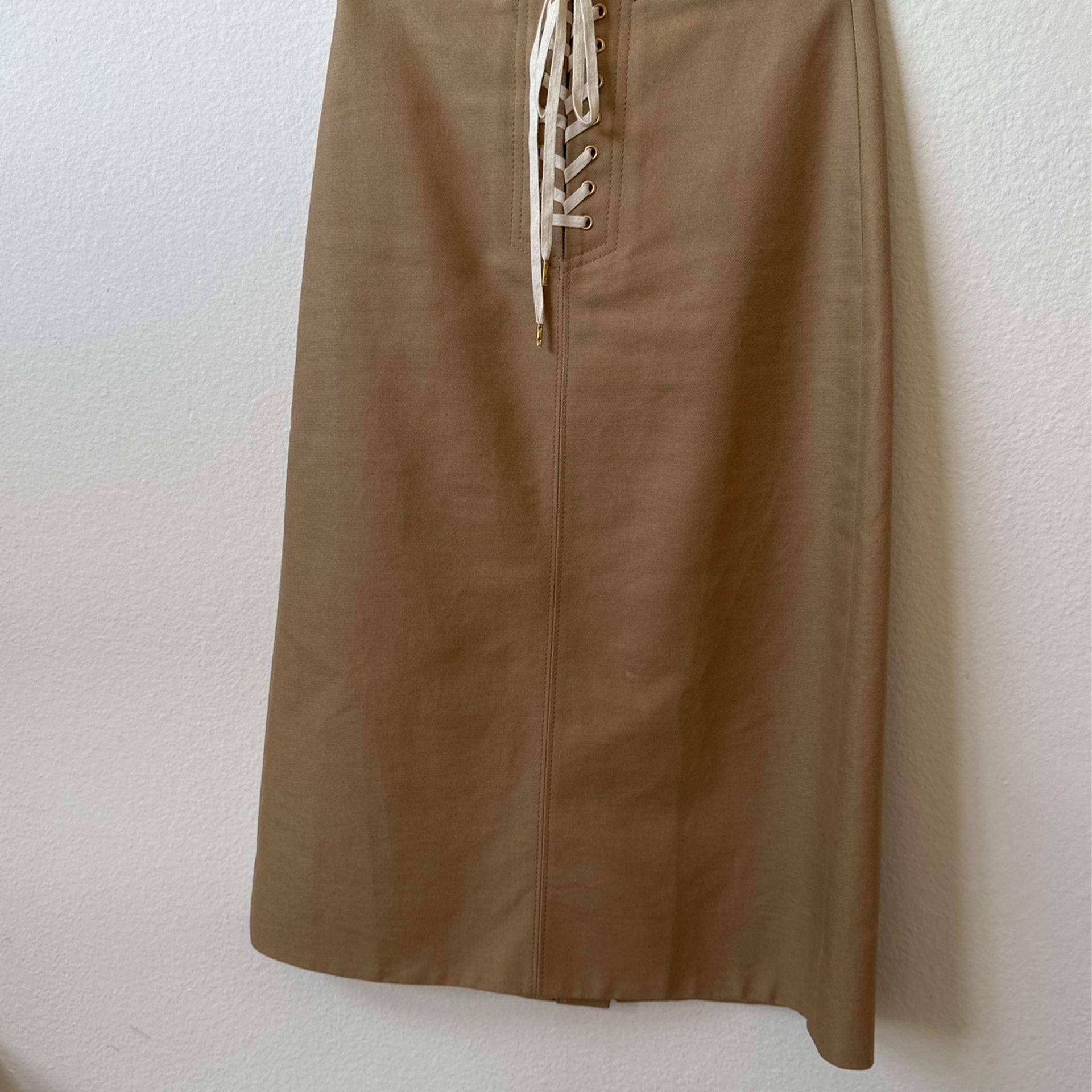 Jcrew 000 Xs Pencil Skirt Lace Up