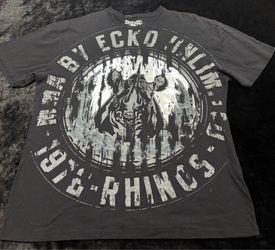 Mens 2XL Y2K Ecko Unltd Rhino MMA AOP Tshirt