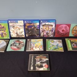 Playstation Game Collection ps1 through ps4 Good Titles Some Complete Nice Overall Condition 