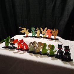 VINTAGE CARD PLACE HOLDERS