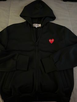 Comme des Garçons PLAY Black Full-Zip