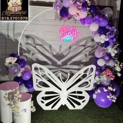 Butterfly Balloon Garland 