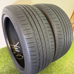 V404    235 40 19 96Y  Cosmo  MuchoMacho  2 Used Tires   70% Life 