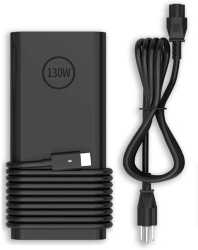 NEW - Dell 130W USB-C, AC Power Adapter Charger 