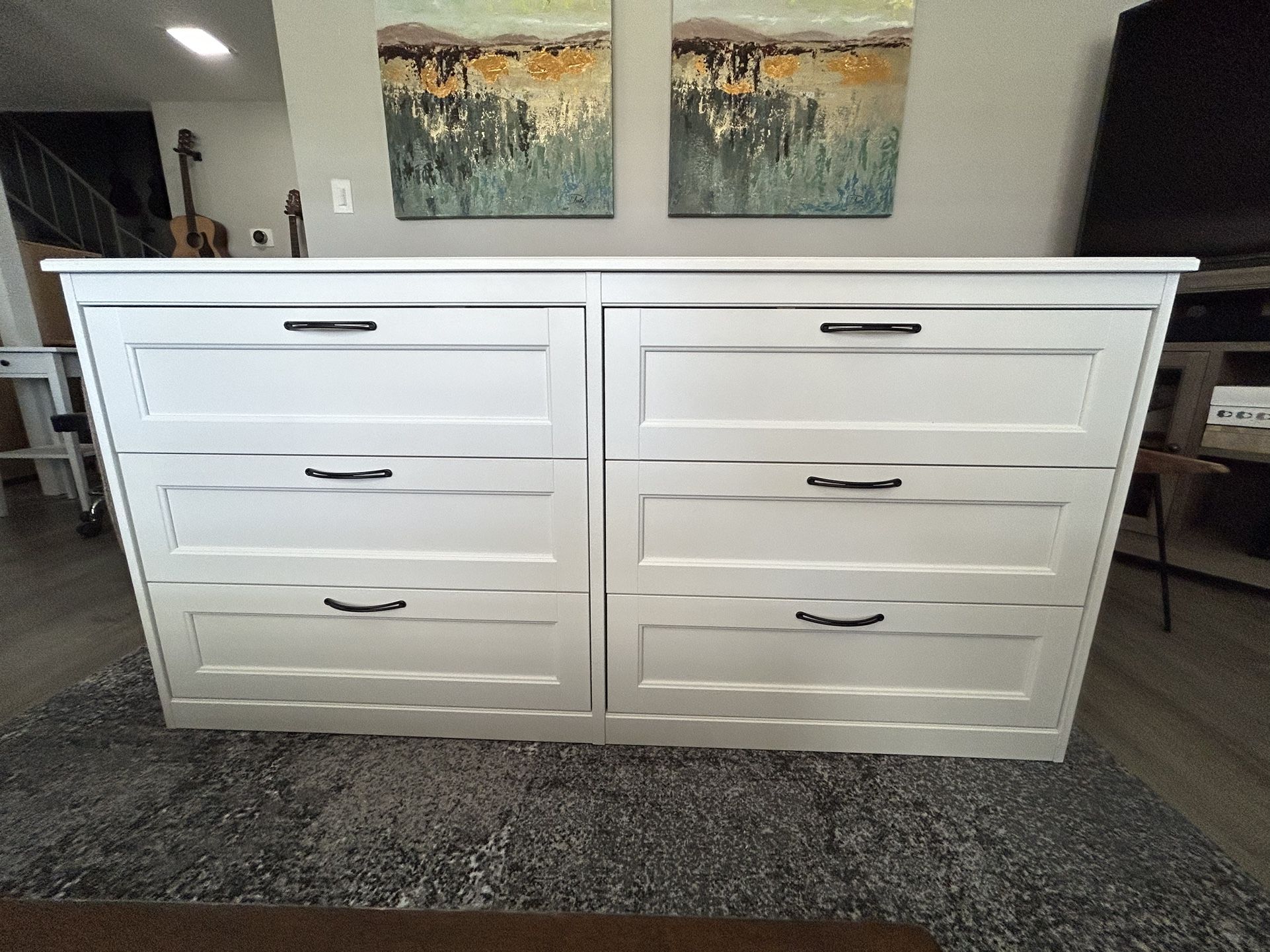 IKEA SONGESAND Dresser 6 drawers , delivery throughout the corona area it’s for free
