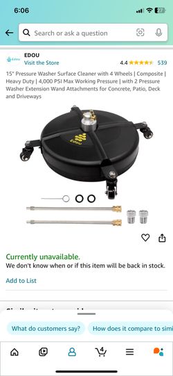 Pressure Washer Surface 