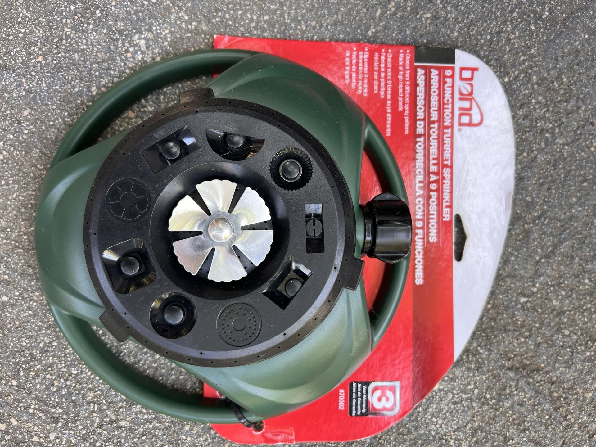Bond 9 Function Turret Sprinkler