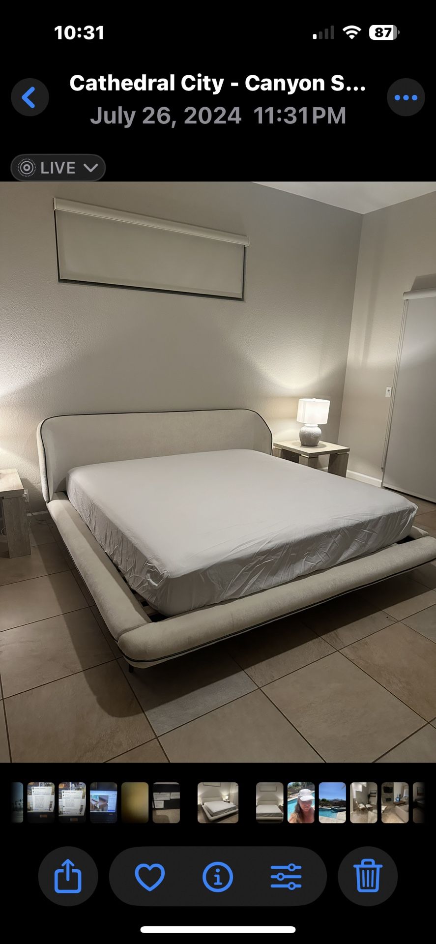 CB2 Antoni King Size Bed