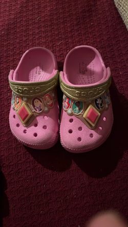 Size 7 Light Up Princess Disney Disneyland Crocs Toddler Size 7t