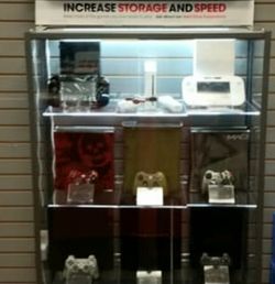 Game Stop Console Display