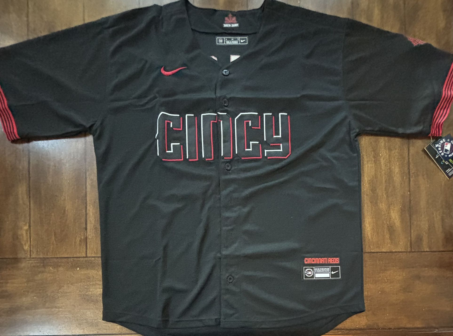 Elly De La Cruz #44 Cincinnati Reds City Connect XL Jersey MLB Jersey