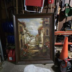 Italian Mediterranean Painting Really Big